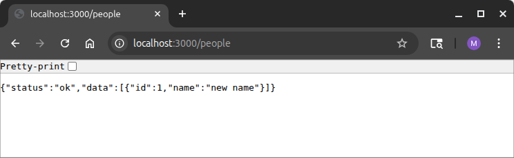 Data routes behave the same as before