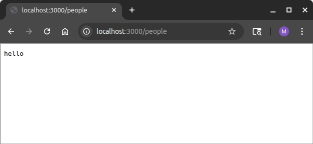Accessing the server from a browser